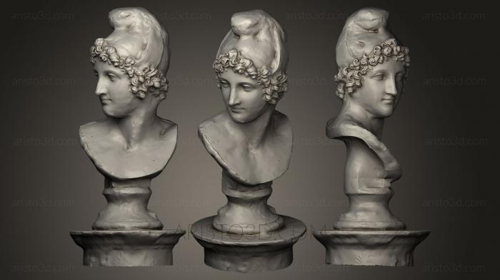 Busts and heads antique and historical (BUSTA_0297) 3D model for CNC machine